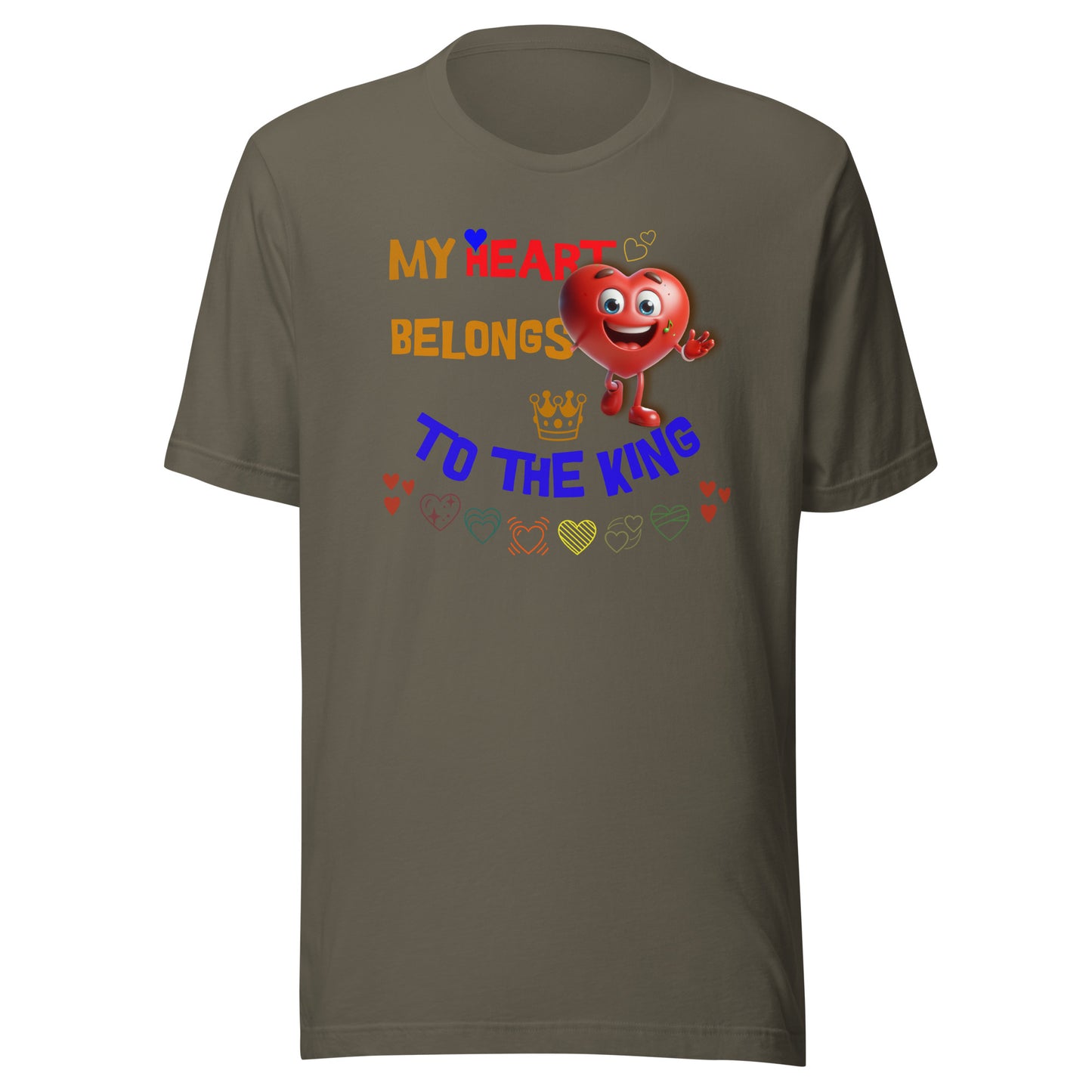 My Heart Belongs to the King - Unisex t-shirt
